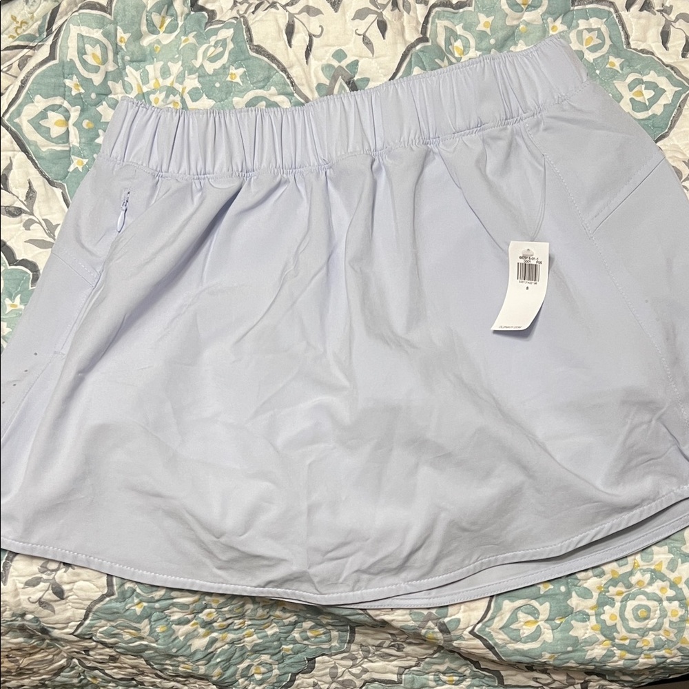 Lilac Athletic Skirt with built in shorts